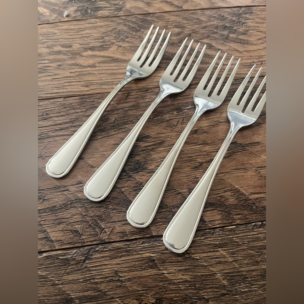(4) Salad Forks by Browne